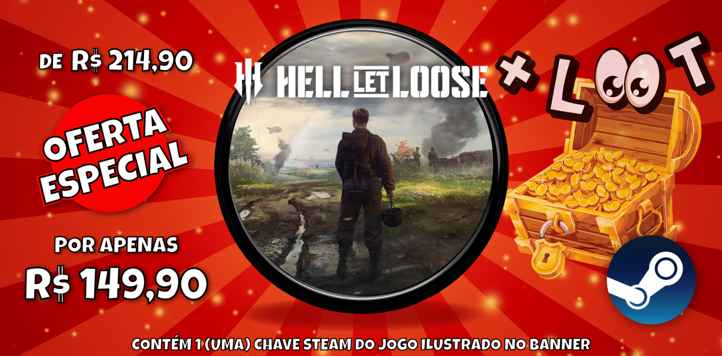 Comprar Hell Let Loose com desconto | Mais Loot