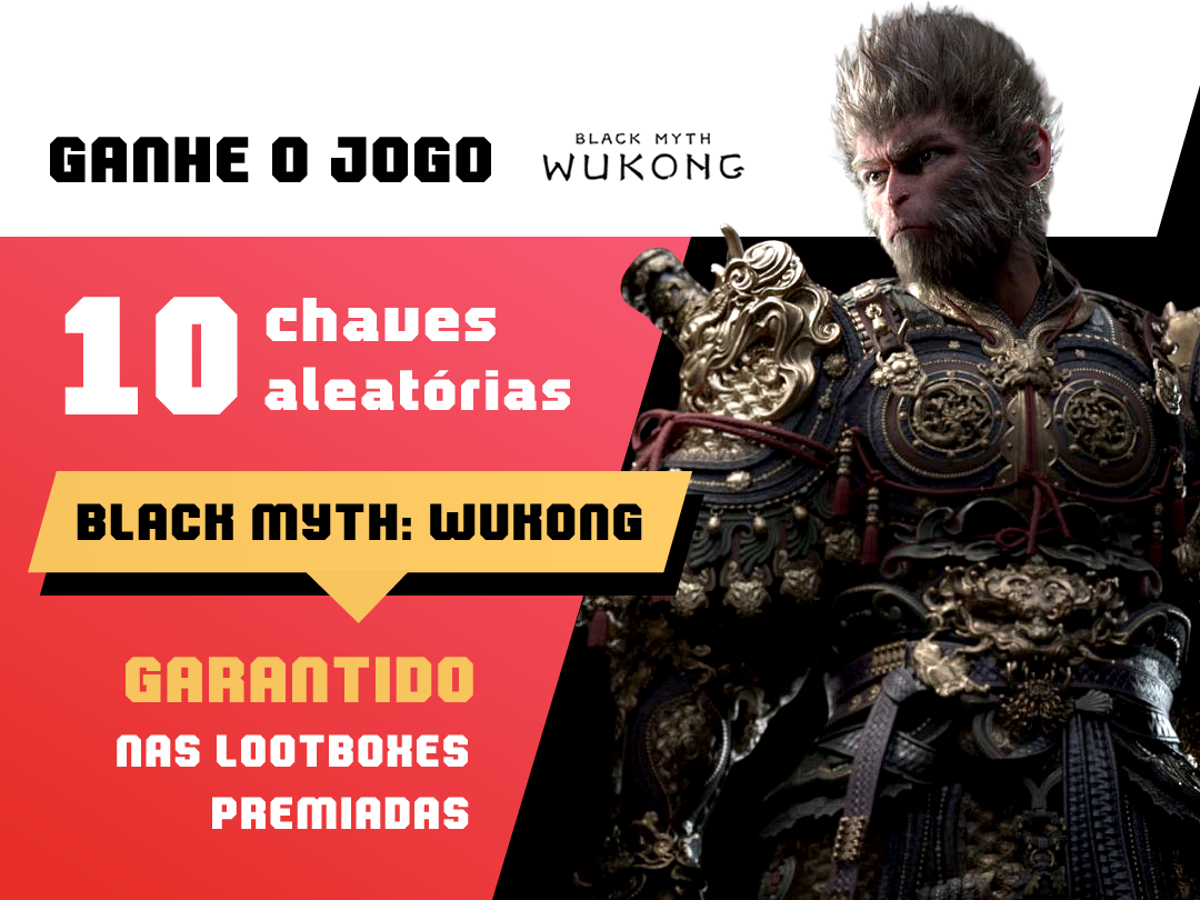 Lootbox BLACK MYTH: WUKONG — 10 Chaves Aleatórias | Mais Loot
