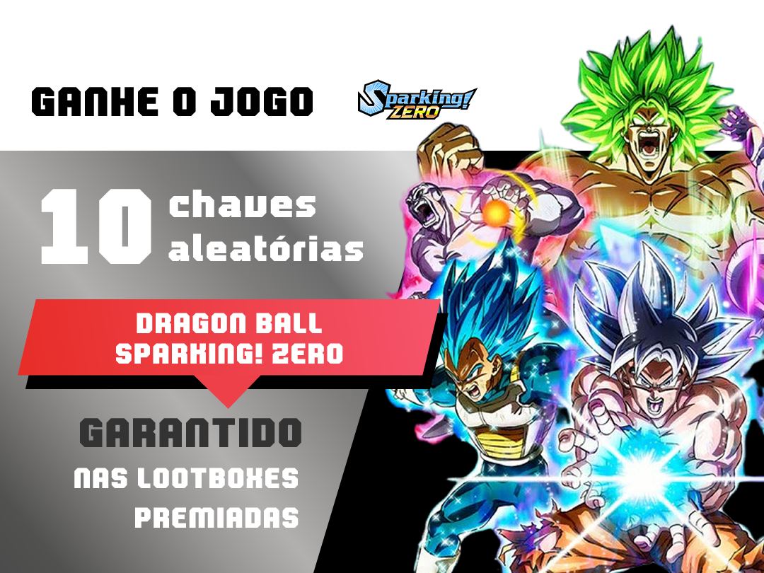 Lootbox Dragon Ball: Sparking! Zero — 10 Chaves Aleatórias | Mais Loot