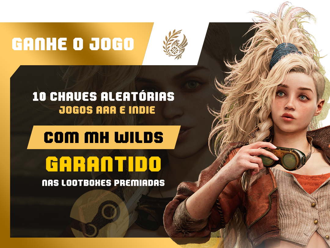 Lootbox MONSTER HUNTER: WILDS — 10 Chaves Aleatórias | Mais Loot