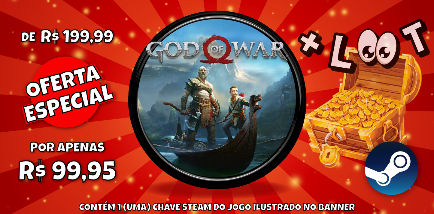 Comprar God of War com desconto | Mais Loot