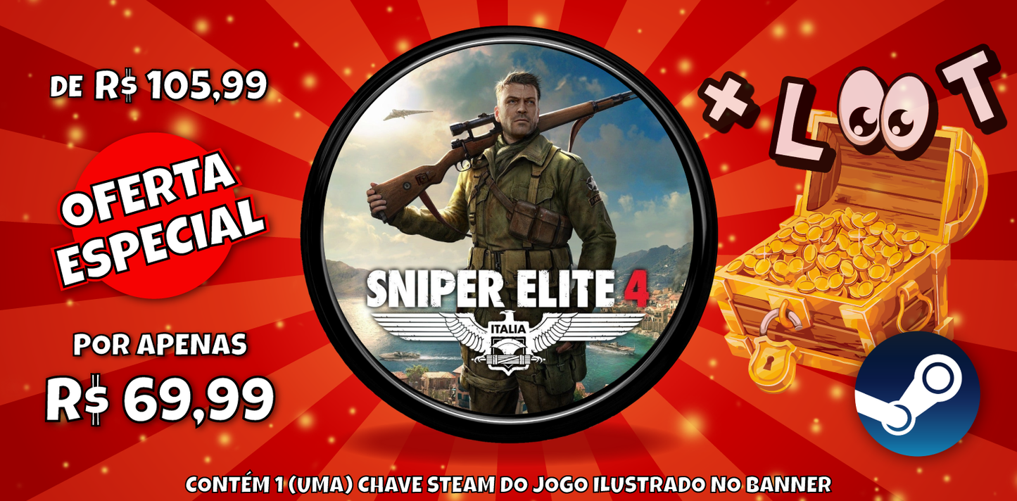 Comprar The Sniper Elite 4 com desconto | Mais Loot