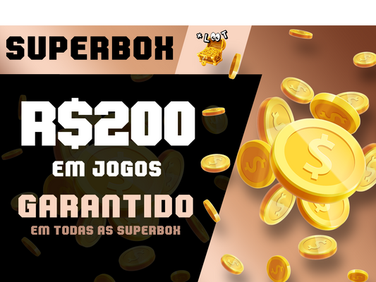 SUPERBOX: R$200 em Jogos com Chaves Aleatórias | Mais Loot