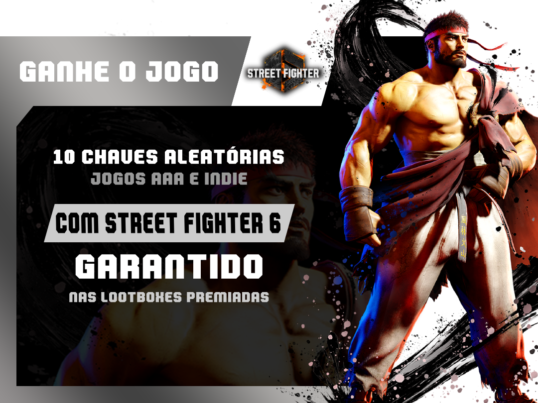 Lootbox Street Fighter 6 — 10 Chaves Aleatórias | Mais Loot