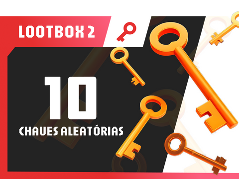 LOOTBOX 2: 10 Chaves Aleatórias - 10 Random Keys